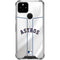 MLB Houston Astros Jersey Google Pixel 5 Clear Case